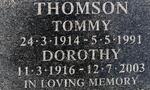 THOMSON Tommy 1914-1991 & Dorothy 1916-2003