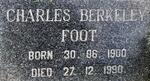FOOT Charles Berkeley 1900-1990