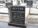 KEYTER Pieter Bernardus 1921-1973 & Anna Neethling DU TOIT 1921-2001
