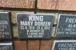 KING Mary Doreen 1918-2012