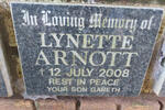 ARNOTT Lynette -2008