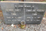 TIMM George Grey 1856-1928 & Emmeline Rogers 1857-1949