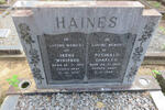 HAINES Reginald Charles 1906-1988 & Irene Winifred 1915-1979