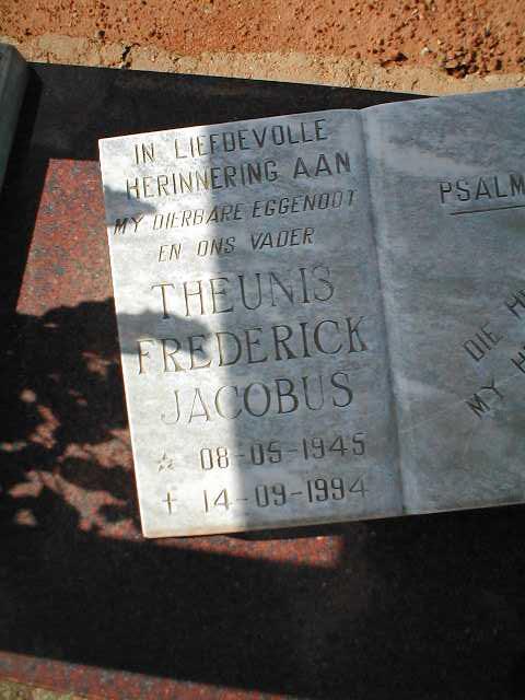 ? Theunis Frederick Jacobus 1945-1994