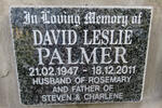 PALMER David Leslie 1947-2011