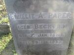 PAPER Emielie A. nee BECKER 1850-1933