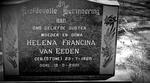EEDEN Helena Francina, van nee STONE 1925-2001