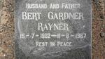 RAYNER Bert Gardner 1902-1967