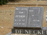NECKER Pedrie, de 1942-1994