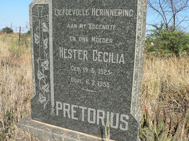 PRETORIUS Hester Cecilia 1925-1955