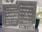 VICTOR Jennifer Christine 1954-1976