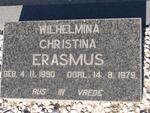 ERASMUS Wilhelmina Christina 1890-1979