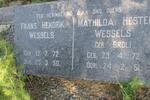 WESSELS Frans Hendrik 1872-1950 & Mathilda Hester BROLI 1872-1951