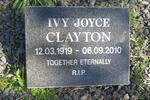 CLAYTON Ivy Joyce 1919-2010