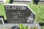CLAYTON June nee ELLIOTT 1931-1981