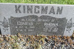 KINGMAN Conrad 1916-1982 & Rhona WESTCOTT 1919-2008
