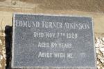 ATKINSON Edmund Turner -1920