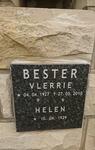 BESTER Vlerrie 1927-2010 & Helen 1929-