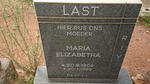 LAST Maria Elizabetha 1909-1999
