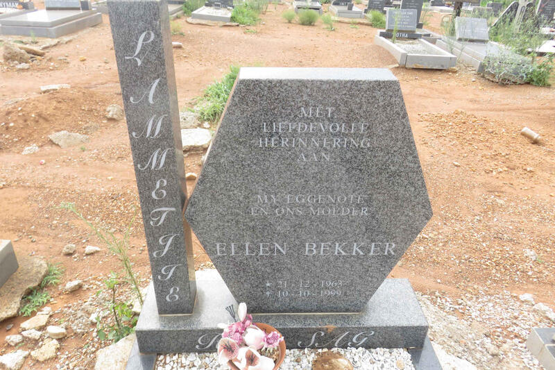 BEKKER Ellen 1963-1999