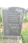 KRIEK Martha 1907-1988