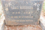 HAASBROEK Louis 1952-1971