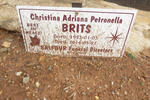 BRITS Christina Adriana Petronella 1923-2014