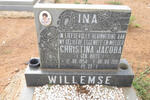 WILLEMSE Christina Jacoba nee BRITS 1954-1991