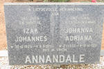 ANNANDALE Izak Johannes 1929-1991 & Johanna Adriana 1932-1991