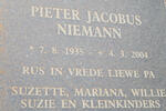 NIEMANN Pieter Jacobus 1935-2004
