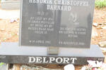 DELPORT Hendrik Christoffel Barnard 1952-2006