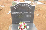 PLESSIS Schalk W., du 1954- & Sonja L. 1958-2010