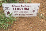 FERREIRA Salmon Stefanus 1922-2013