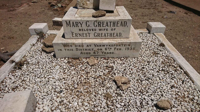 GREATHEAD Mary G. -1935