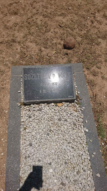 WALT Suzette, v.d. 1972-1972
