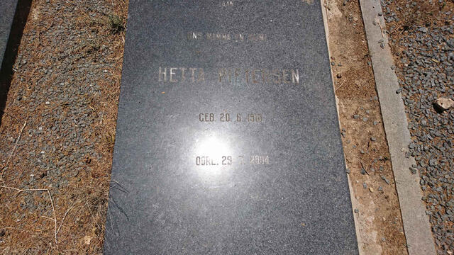 PIETERSEN Hetta 1918-2004