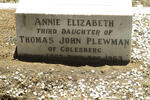 PLEWMAN Annie Elizabeth 1863-1963