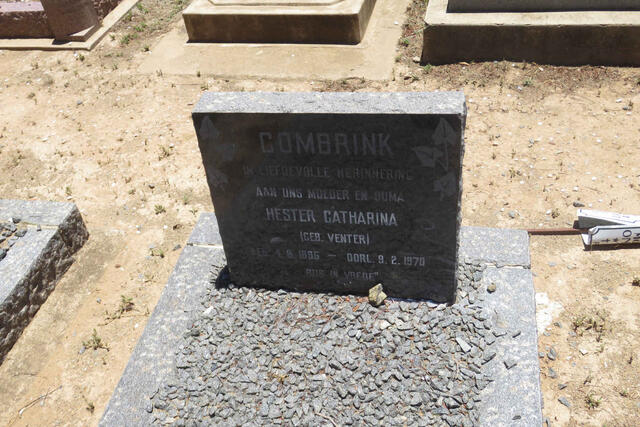 COMBRINK Hester Catharina nee VENTER 1895-1970