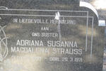 STRAUSS Adriana Susanna Magdalena 1899-1971