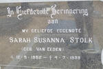 STOLK Sarah Susanna nee VAN EEDEN 1952-1998