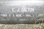 DALTON E.J. 1896-1965