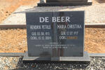 BEER Hendrik Petrus, de 1913-2004 & Maria Christina 1917-2012