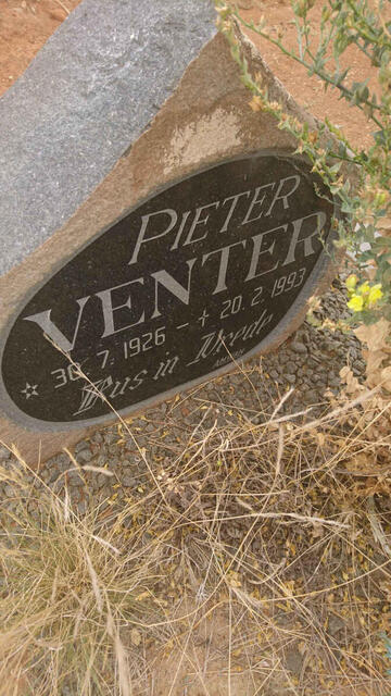 VENTER Pieter 1926-1993
