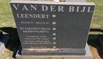 BIJL Leendert, van der 1931-2012