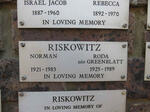 RISKOWITZ Norman 1921-1983 & Roda GREENBLATT 1925-1989
