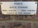 PEIRCE Joyce Yvonne 1925-2013