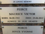 PEIRCE Maurice Victor 1922-2012