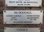 McDOUGALL Robert Harold 1921-2014 & Vivien Myrrh ADAMSON 1927-2008