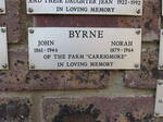 BYRNE John 1861-1946 & Norah 1879-1964