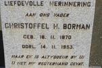 BORMAN Christoffel H. 1870-1953